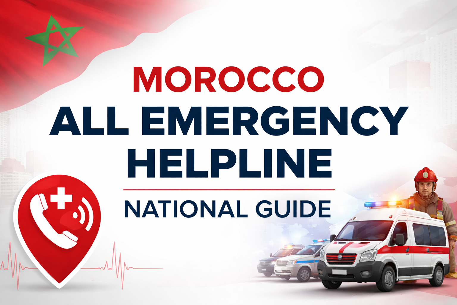 Morocco All Emergency Helpline Numbers List: National Guide