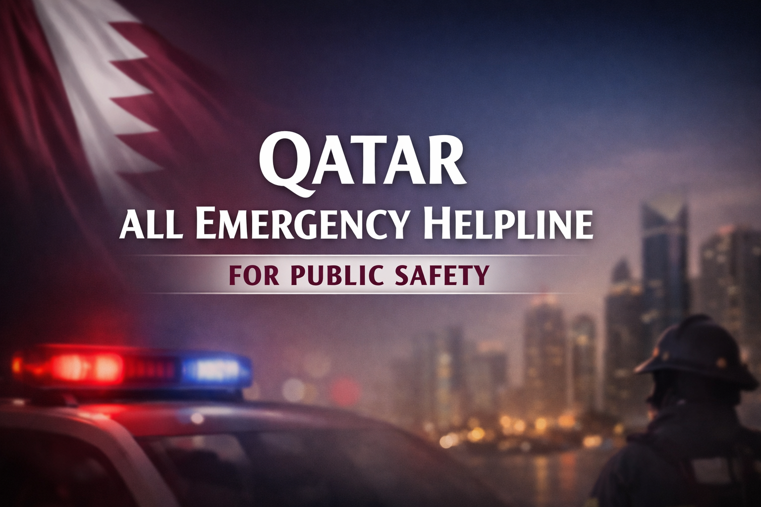 Qatar All Emergency Helpline Numbers List: Public Safety