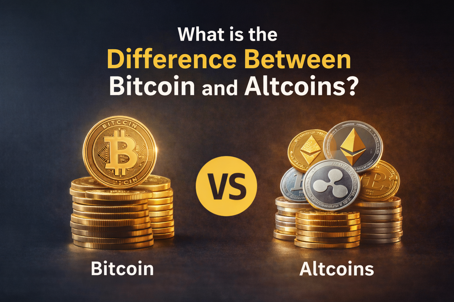 What Is the Difference Between Bitcoin and Altcoins